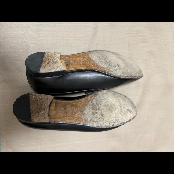 Gucci Jordaan Loafers Black Gold Horsebit Size 38 - Picture 6 of 6